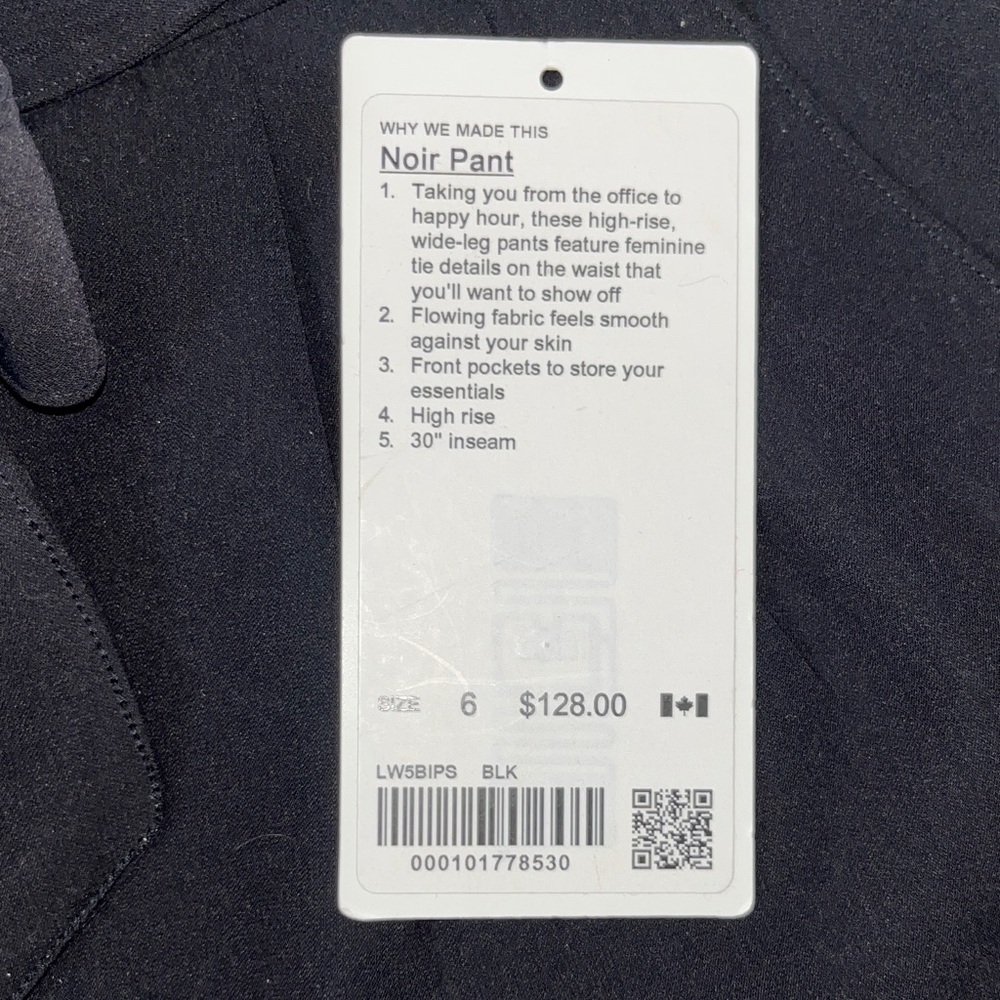 lululemon athletica Noir Pant - Black - Picture 7 of 7